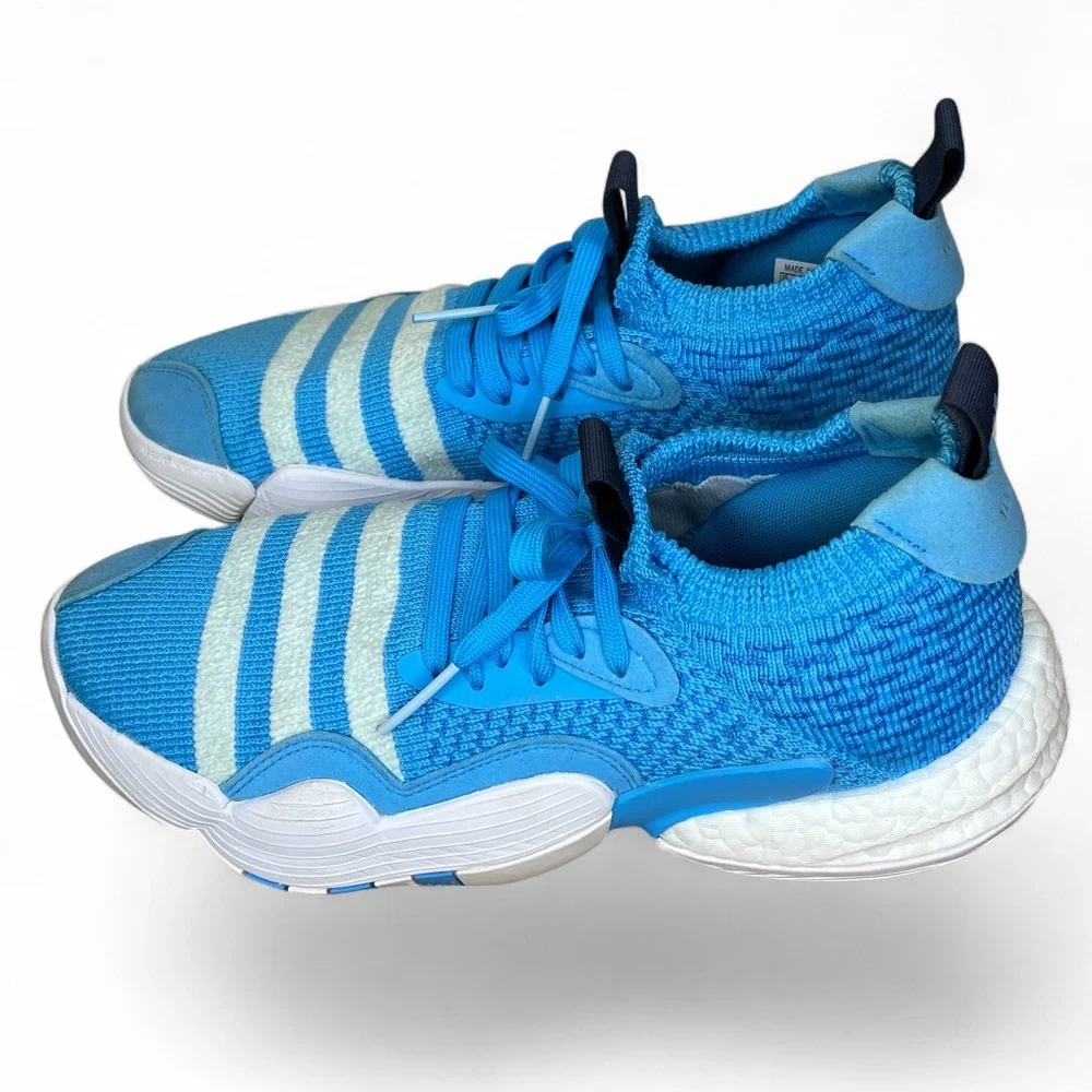 Adidas Trae Young 1 Mens Basketball Shoes Blue White H68997 Size 8.5 Performance